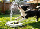 Dog Water Fountain Outdoor,No Electricity Step-On Activated Pet Sprinkler,Paw-Controlled Drinking 29536992