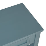 36'' Farmhouse Pine Wood Console Table Entry Sofa Table with 4 Drawers & 1 Storage Shelf for 51459080