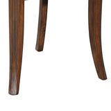Brown and Dark Walnut Cross Back Arm Chairs B062P182698