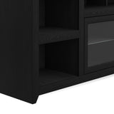 ZUN 75 inch TV Stand Console for TVs up to 90 inches, No Assembly Required, Mocha Finish B108P160183