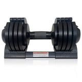 ZUN 22LBS ADJUSTABLE DUMBBELL STEEL+PLASTIC W28591814