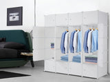 20 Cube Organizer Stackable Plastic Cube Storage Shelves Design Multifunctional Modular Closet 09173751