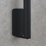 Stainless Steel Black Shower Sliding Bar 31.5 Inches for Bathroom Drilling-free 60047819