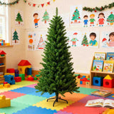 5ft artificial Christmas tree, 556 branches, 60 inches high, flame retardant PVC, Green 34204193