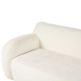 U_Style 81.5" Minimalist Compression Sofa, Curved Design, 3-Seater Casual Sofa for Living Rooms, N711P192002A