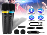 Wireless Handheld Microphone, 164FT 2.4GHz Transmission, Cardioid Noise Reduction, Plug and Play 37266757