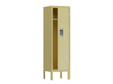 1 Door Tall Single Metal Locker-Retro Style Storage Cabinet--Industrial Furniture--For Living 02821972