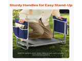 Garden Kneeler and Seat with 11" Wide Kneeling Pad, 360 lbs Capacity, Folding Design, 2 Tool Bags, 81165871