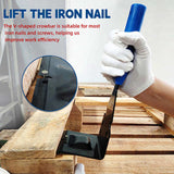 4-Piece Multi-Function Decorative Pull-Off Tool Set for Baseboards, Tiles, and Wood Removal - Blue 55814248