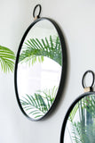 24" x 27" Wall Mirror with Black Frame, Contemporary Minimalist Accent Mirror for Living Room, W2078124367