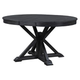 ZUN Retro Functional Extendable Dining Table with a 12" Leaf for Dining Room and Living Room 81642106