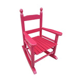 ZUN Children's rocking rose red chair- Indoor or Outdoor -Suitable for kids-Durable 01417255