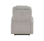 ZUN ACME Evander Recliner w/Power Lift, Light Gray Chenille LV02180