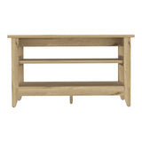Vilna Storage Bench, Two Open Shelves, Four Legs B128P148830