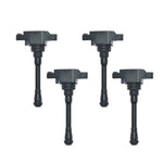 ZUN 4Pcs Ignition Coil Pack 22448-1KC0A 224481KC0A Compatible with NlSSAN JU-KE 2011-2017 SEN-TRA 89229688