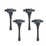 ZUN 4Pcs Ignition Coil Pack 22448-1KC0A 224481KC0A Compatible with NlSSAN JU-KE 2011-2017 SEN-TRA 89229688