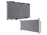 Aluminum Radiator & AC Condenser fit for Honda Odyssey V6 2005-2010 19010RGLA51 61037958