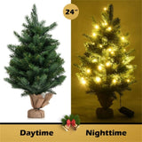 ZUN 24 Inch Christmas Tree with LED Lights 42717521