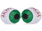 2 Packs Halloween Inflatables Large Set of Lighted Eyes Decoration, 3FT Blow Ups Green Eyes for 13264180