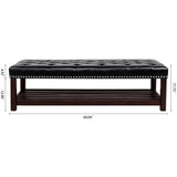 Wooden Base Upholstered Bench for Bedroom for Entryway W68053160