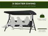 3-Seat Outdoor Porch Swing 13757404