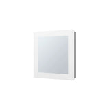 White Medicine Cabinet with Included Mirror B062P252174
