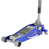 ZUN Hydraulic Low Profile Aluminum and Steel Racing Floor Jack with Dual Piston Quick Lift Pump, 2.5 Ton W1239127219