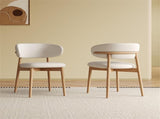 Mid-Century Modern wood feet Dining Chair Stylish Wooden Chairs for Dining Room, W509P316122