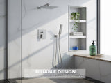 Male NPT Brushed Nickel Shower System, Shower Faucet Set for Bathroom Shower Fixtures with 10 Inch 87854827