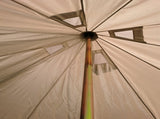 4m 4-6 Person 4 Season Waterproof Cotton Canvas Yurt Camping Tent with Galvanized Steel Frame 06933628