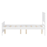 ZUN Wood Platform Bed Frame with Headboard, Mattress Foundation with Wood Slat Support, No Box Spring 28653168