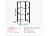 4-Tier Water Jug Rack, Organizer for 3 and 5 Gallon Bottles, Heavy-Duty Storage Shelf with 87163275