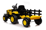 ZUN Ride on Tractor, 12 V Battery Powered Electric Vehicle Toy w/Remote Control,music, LED Lights, W1760P155330