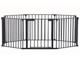 200" Adjustable Safety 8 Panels Play Yard Metal Doorways Fireplace Fence Christmas Tree Fence 11210587