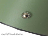 12" Green Rattan Rechargeable LED Lamp 17673309