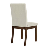 Upholstered Channel-back Dining Chair Set of 2 B035P262672