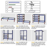 66.1x42.1x14.2in Perfect 4 layers of shelves Closet Organizing rackweight capacity of the hanging 35439425