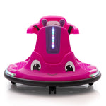 ZUN 12V Snail-Shaped Kids Electric Bumper Car with Remote Control, Ride On Car with LED Lights, Music, W2181P156754