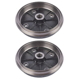 Pair Rear Brake Drum Hub Replacement for Kawasaki UTV Mule 2010 2020 2030 2500 2510 2520 41038-1226 32930191