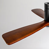 Hot sales Ceiling Fan with Lights 52 Inch Flush Mount Ceiling Fan with Remote Control, Wood Blades W2991P338629