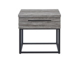 Celestial Contemporary Storage End table, Gray T2574P163351