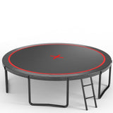 YC 12FT trampoline Pumpkin- Black Red W550P281584