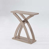 Hallway Entryway Foyer Front Door Console Table Curved Legs Dark Taupe Color B107P295240