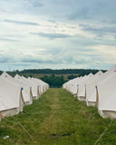 Canvas Tent Bell Tent Glamping, 4 Seasons Yurt Tent for 4M/5M Cotton Canvas Tent for Family 61040260
