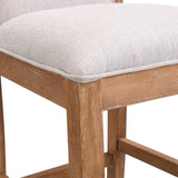 30.5 Inch Height Bar Stools set of 2, Rubber wood Frame,fabric Sponge cushion and Upholstered N780P192217N