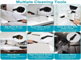 2500W High Pressure Steam Cleaner, 3 Bar 100&degC Fast Heating Steamer with 6 Adjustable Speeds, 52966844