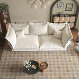 90.55" Modern Comfy Upholstered Sofa Cloud Couch, Deep Seat Couches with Multiple Large Soft W1885P234640