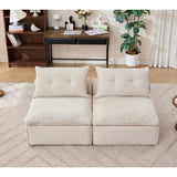 Modular Sofa,No Armrests,At will DIY,Soft Chenille Fabric,Neck W2108P261276