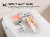 Tankless Smart Toilet With Bidet Built In, One-piece Bidet Toilet Seat, Auto Flush,Heated Seat, Warm T5879P506526