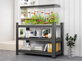 Two-Tier Metal Storage Rack, 5-10 Gallon Fish Tank Stand, Three-Tier Small Reptile Rack, Suitable 43911615